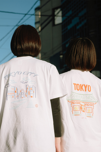 【シジュウナナ】ショートスリーブTシャツ　渋谷スクランブル